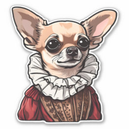 Tudor Chihuahua Sticker