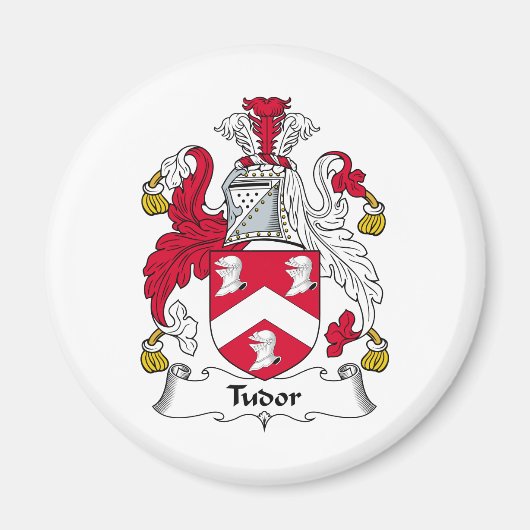 Tudor Family Crest Magneet (Voorkant)