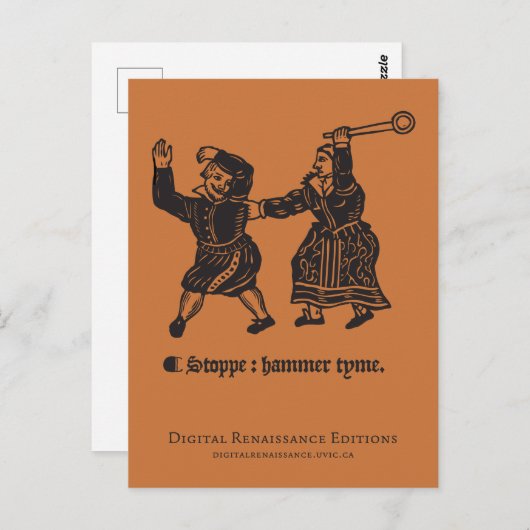 Tudor Hammer Time Briefkaart (Voorkant / Achterkant)