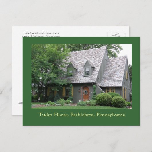 Tudor House Briefkaart (Voorkant / Achterkant)