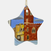 Tudor House in Exeter Keramisch Ornament (Rechts)