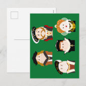 Tudor Monarches briefkaart (Voorkant / Achterkant)