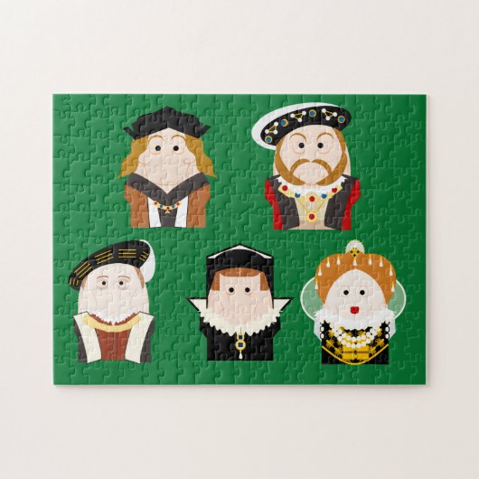 Tudor Monarchs Legpuzzel (Horizontaal)