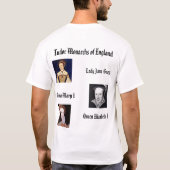 Tudor Monarchs of England T-shirt (Achterkant)