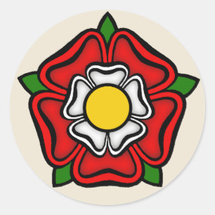 Tudor nam van Engeland, Embleem toe van Royalty Ronde Sticker