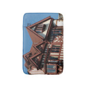 Tudor oak lijst building, Edinburgh, Schotland Badmat (Voorkant Verticaal)