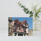 Tudor oak lijst building, Edinburgh, Schotland Briefkaart (Staand voorkant)