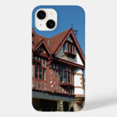 Tudor oak lijst building, Edinburgh, Schotland Case-Mate iPhone Case (Achterkant)