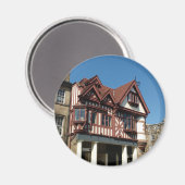 Tudor oak lijst building, Edinburgh, Schotland Magneet (Voorkant / Achterkant)