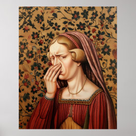 Tudor Queen Funny Badkamer Poster