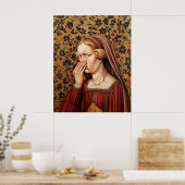 Tudor Queen Funny Badkamer Poster (Keuken)