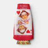 "Tudor Queen of Hearts" Flesjeskoeler (Voorkant)