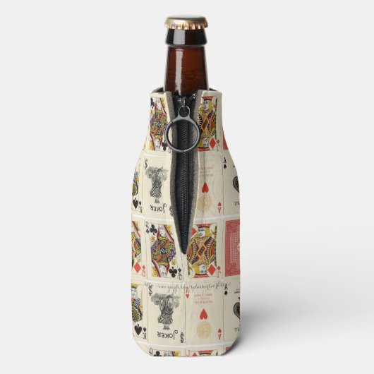 "Tudor Queen of Hearts" Flesjeskoeler (Fles Achterkant)