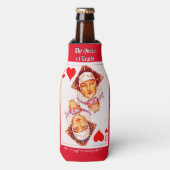 "Tudor Queen of Hearts" Flesjeskoeler (Fles Voorkant)