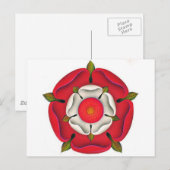 Tudor-Roos Briefkaart (Voorkant / Achterkant)