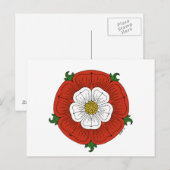 Tudor-Roos Briefkaart (Voorkant / Achterkant)