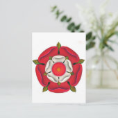 Tudor-Roos Briefkaart (Staand voorkant)