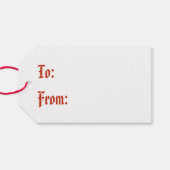 Tudor-Roos Cadeaulabel (Achterkant Horizontaal)