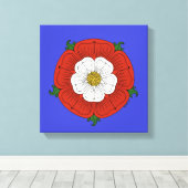 Tudor-Roos Canvas Afdruk (Insitu (Houten vloer))