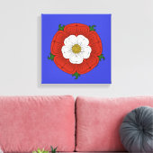 Tudor-Roos Canvas Afdruk (Insitu (Woonkamer))