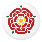 Tudor Roos - Engels Roos Keramische Knop (Voorkant)