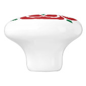 Tudor Roos - Engels Roos Keramische Knop (Zijkant)