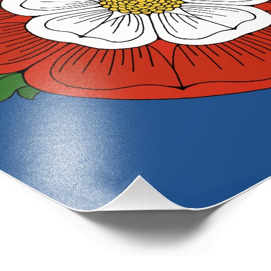 Tudor-Roos Foto Afdruk (Hoek)