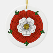 Tudor-Roos Keramisch Ornament (Voorkant)