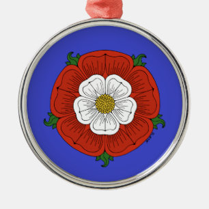 Tudor-Roos Metalen Ornament
