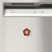 Tudor Roos of England, Emblem of Royalty Magneet (Insitu (Vaatwasser))