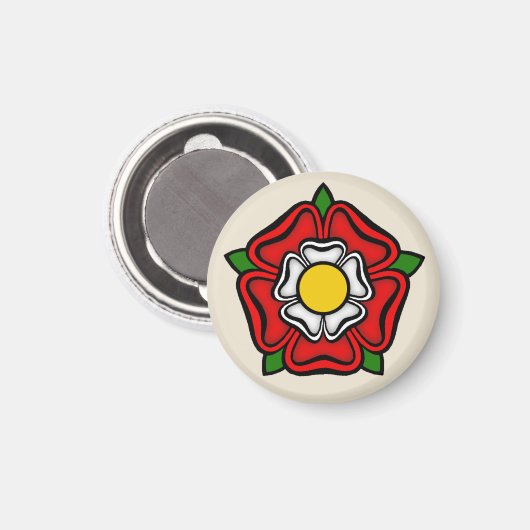 Tudor Roos of England, Emblem of Royalty Magneet (Voorkant / Achterkant)