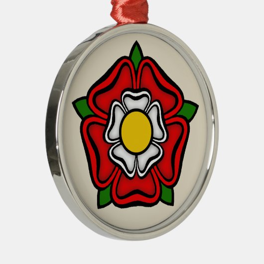 Tudor Roos of England, Emblem of Royalty Metalen Ornament (Rechts)