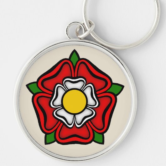 Tudor Roos of England, Emblem of Royalty Sleutelhanger (Voorkant)