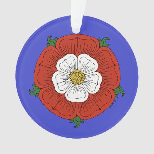 Tudor-Roos Ornament (voorkant)