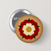 Tudor-Roos Ronde Button 5,7 Cm (Voorkant /achterkant)