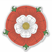Tudor-Roos Sticker (Voorkant)