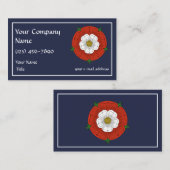 Tudor-Roos Visitekaartje (Voorkant / Achterkant)