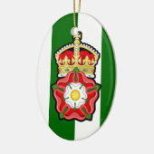 Tudor Rose Christmas Ornament (Links)