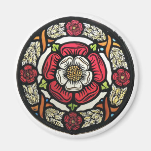 Tudor rozen magnet