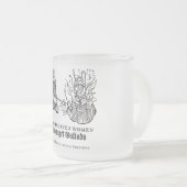 Tudor Trouble and Strife (mok) Matglas Koffiemok (Voorkant rechts)