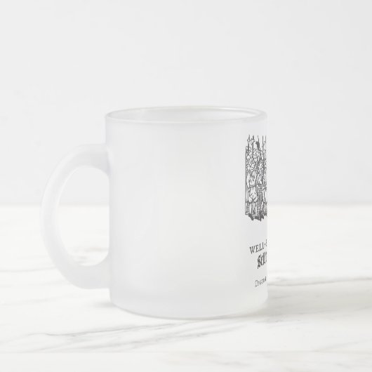 Tudor Trouble and Strife (mok) Matglas Koffiemok (Links)