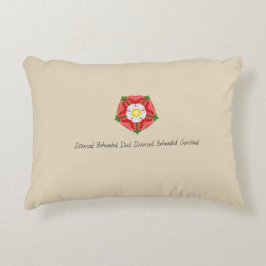 Tudor Wives met Tudor Roos Accent Pillow Kussen
