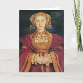Tudors - Anne van Kleef Wenskaart Kaart