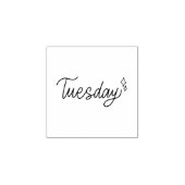 Tuesday Weekday Journal Design Rubberstempel (Afrduk)