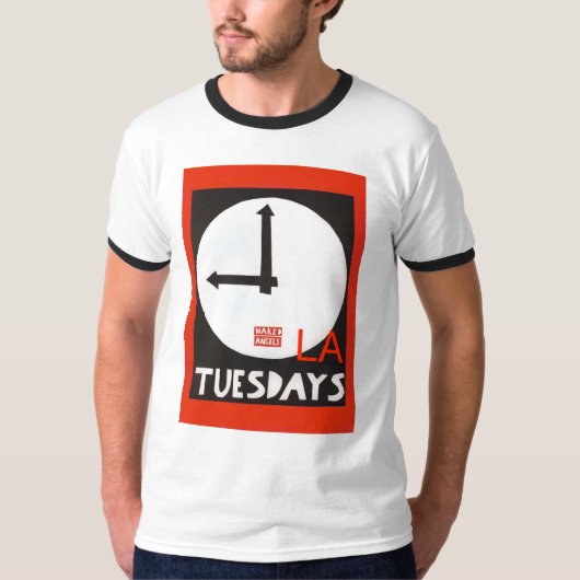 Tuesdays LA Ringer t-shirts in ALL sizes (Voorkant)