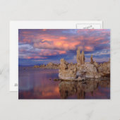 Tufa-formaties op Mono Lake Briefkaart (Voorkant / Achterkant)