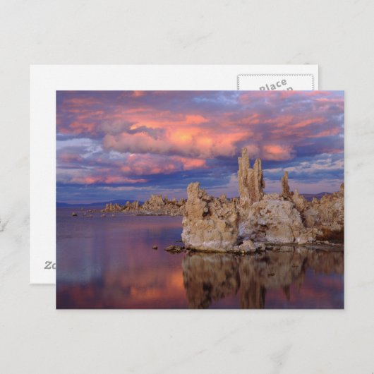 Tufa-formaties op Mono Lake Briefkaart (Voorkant / Achterkant)
