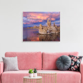 Tufa-formaties op Mono Lake Canvas Afdruk (Insitu (Woonkamer))