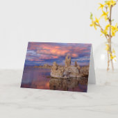 Tufa-formaties op Mono Lake Kaart (Gele Bloem)