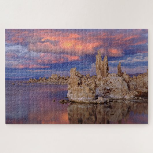 Tufa-formaties op Mono Lake Legpuzzel (Horizontaal)